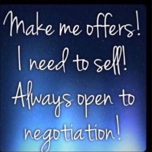 I AM VERY OPEN TO OFFERS!!!